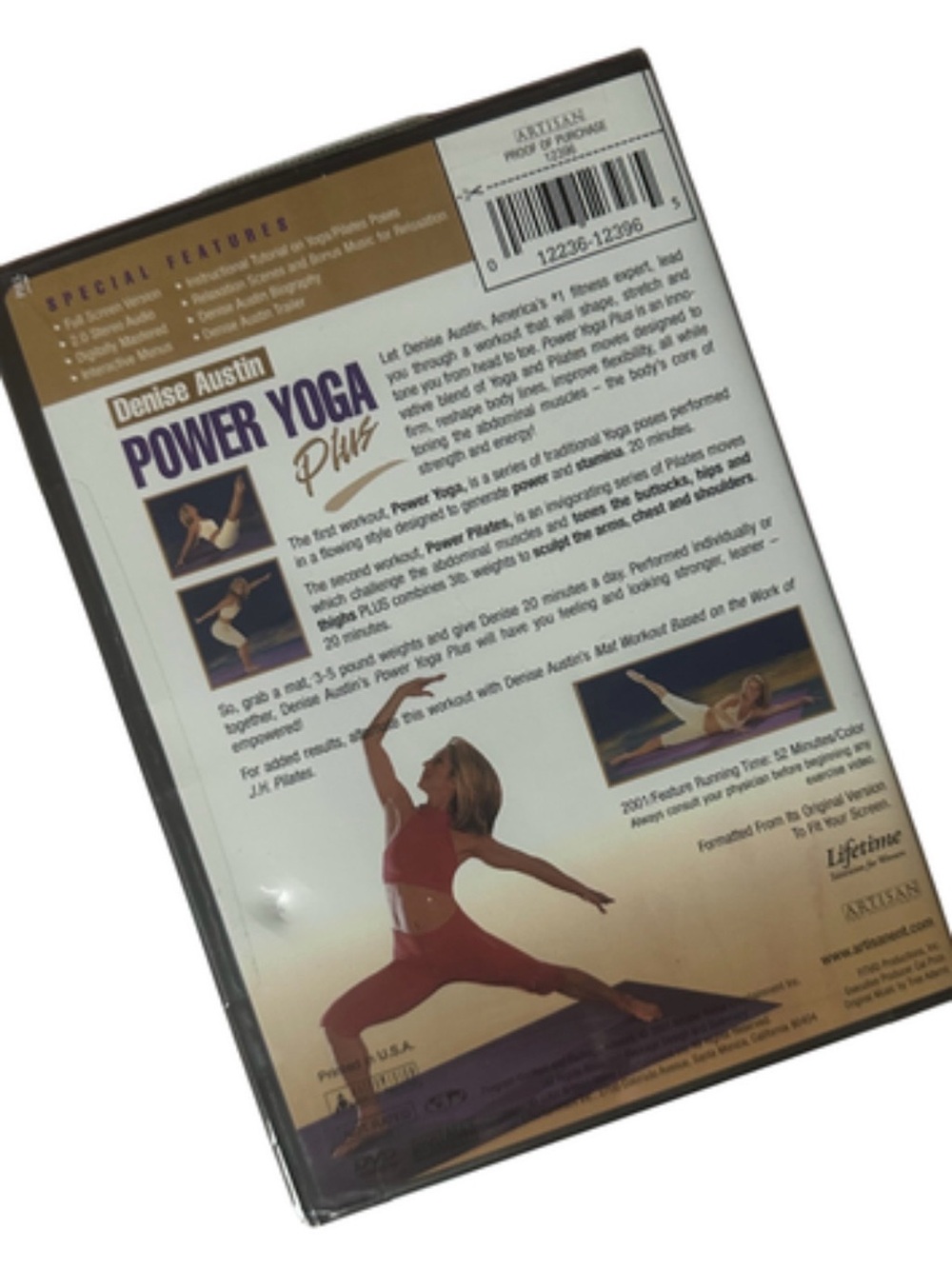 5/$5 Denise Austin’s Power Yoga Plus  Workout DVD - Picture 2 of 2